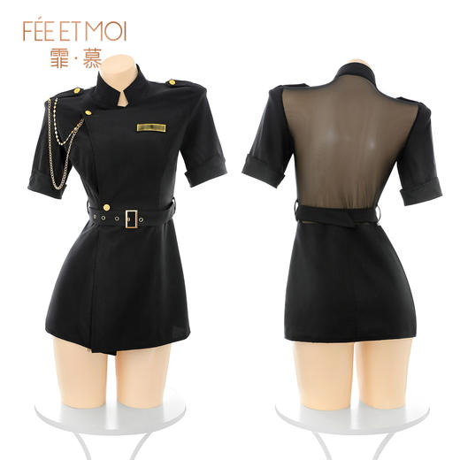 霏慕 炽热柔情透肤教官制服ZY183 商品图8