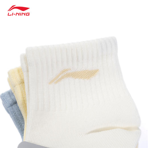 【119元任选3包】李宁袜子新款短袜3双装一包AWTW007 商品图14