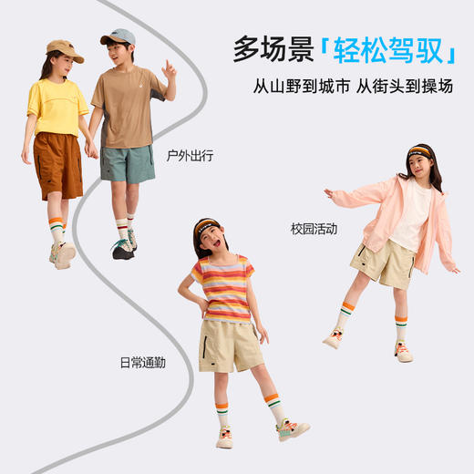 龙之涵夏季新品轻韧运动工装短裤儿童中大童短裤H2582 商品图4