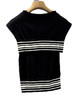 女款披肩条纹针织背心la010 商品缩略图1