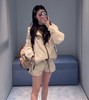 女款宽松连帽外套高腰短裤套装ba017 商品缩略图3