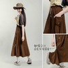 【出游季特惠，春夏新品】ACMEITEM爱棵米 户外女士防泼水耐磨半身裙宽松防晒木耳边长裙子GAG2370910C 商品缩略图3