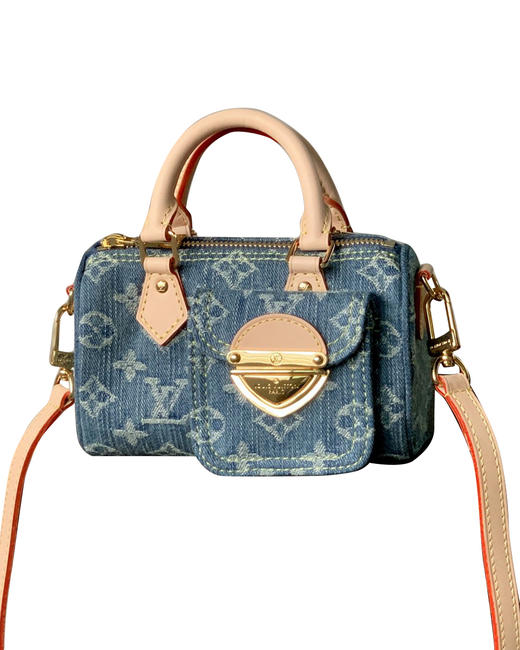 Speedy Nano牛仔手袋单肩包fe 商品图0