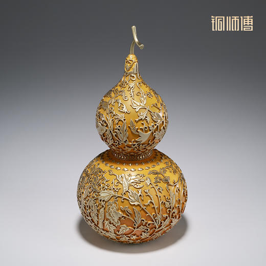 铜师傅《福禄临门》客厅桌面铜葫芦摆件 家居装饰工艺品 商品图3