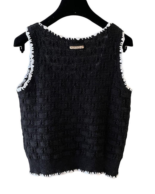 女款拼色针织背心 可配套装he025 商品图1