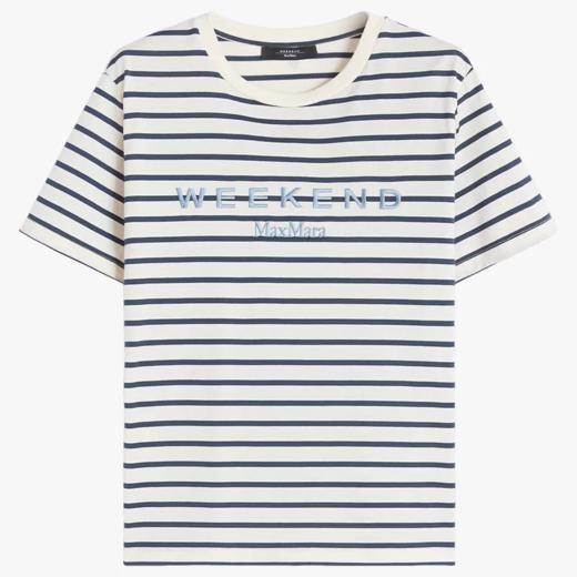 2FWeekend MaxMara 26春夏女装棉质圆领短袖T恤吊牌价1700元 商品图2