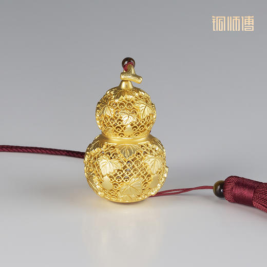 铜师傅《福禄万代》客厅桌面铜葫芦挂件 家居装饰工艺品 节日礼物 商品图1