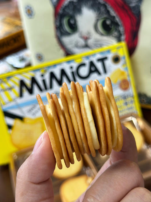 ❗️奥力给🔥新品上线🐱MiMiCAT自在喵打苏打饼干！不管是奶盐/黑胡椒味的自在喵打苏打饼，还是香水柠檬味的猫柠薄脆，全都是29.9元4盒！3盒还送定制帆布袋！ 商品图6