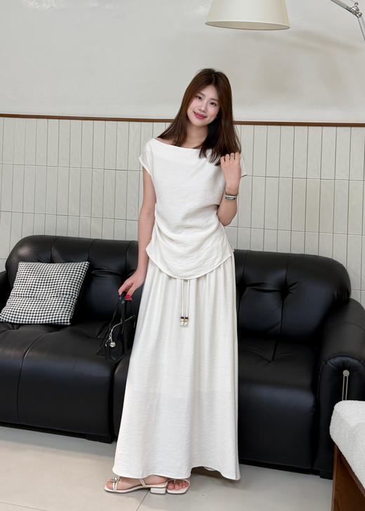 【门店同款】ENJOY夏季慵懒假日斜肩套装 171546382 商品图1