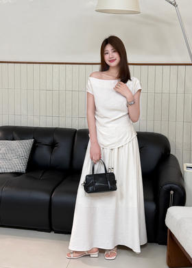 【门店同款】ENJOY夏季慵懒假日斜肩套装 171546382