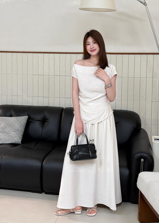 【门店同款】ENJOY夏季慵懒假日斜肩套装 171546382 商品图0