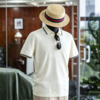新款男士夏日绅士高级 丝棉V领polo/T恤衫  三款多色可选 商品缩略图3