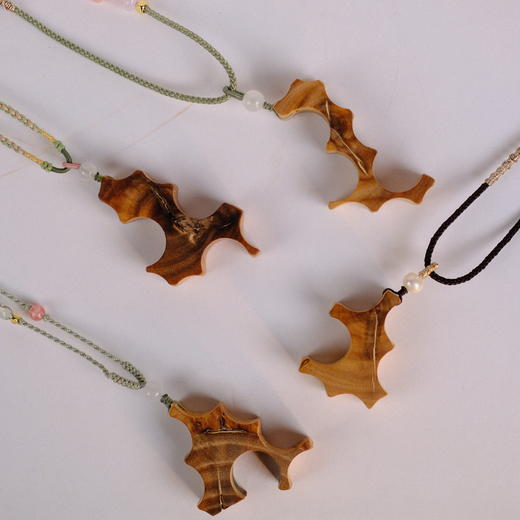 【老山檀车珠料吊坠】随形发 | 大梦香堂 商品图3