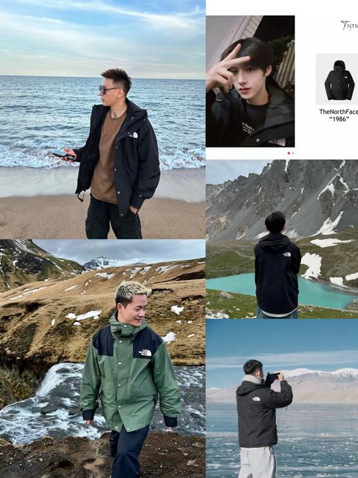 亏清亏清‼️‼️Tnf 1986𝐈𝐜𝐨𝐧系列 男女款冲锋衣 商品图4