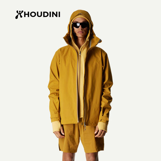 HOUDINI胡丁尼BFF Jacket挚友男户外秋防风防水登山夹克冲锋衣 810037 商品图2