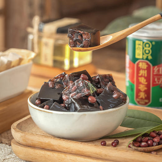 广西梧州特产 双钱 红豆龟苓膏 易拉罐250g*24罐 整箱（包邮） 商品图6