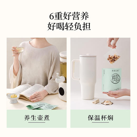 雪梨海底椰 清热去烦夏日小甜水 原料品质可见 办公室日常袋泡茶 15g*10袋 商品图4