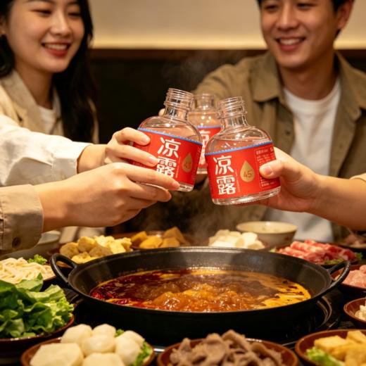 2018-19年宜宾凉露，45度花果香凉润型露酒，整箱125ml*24瓶。 商品图5