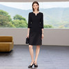 IWY/黑色西装连衣裙女夏季高级感气质通勤职业装收腰显瘦中长裙243020Q1 商品缩略图0