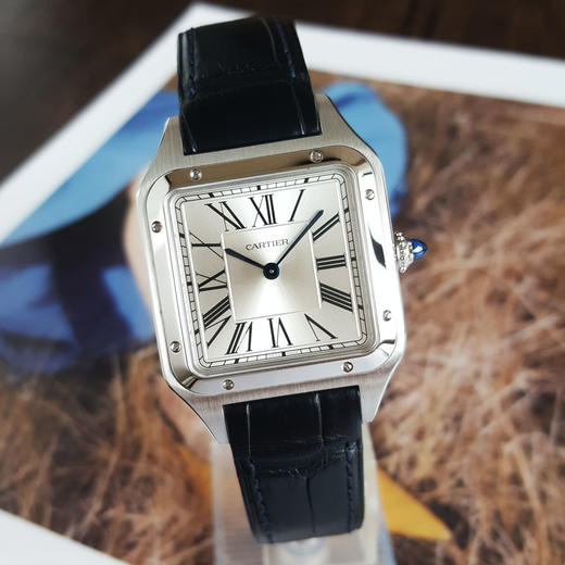 【95新】CARTIER卡地亚WSSA0022石英31*43MM（中性款）山度士系列  精钢160426AK59 商品图3