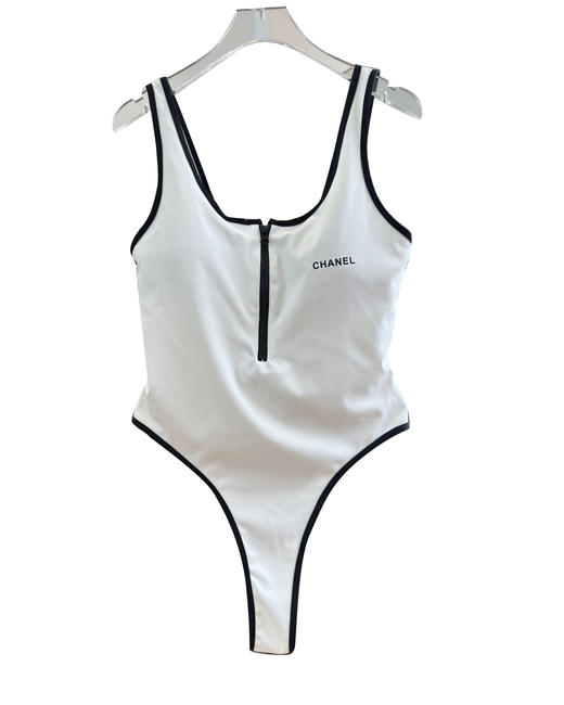 女款拉链连体泳衣ba025 商品图0