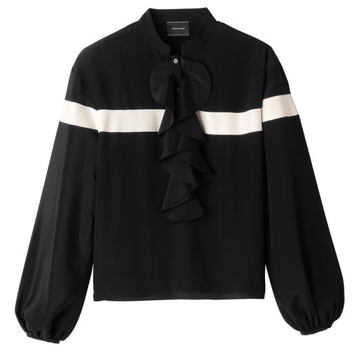 【Longchamp】Prêt à Porter Chaine et Trame系列女装衬衫 商品图0