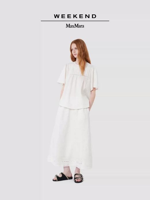 Weekend MaxMara 2026春夏新款女装亚麻宽松半身裙吊牌价4600元 商品图0