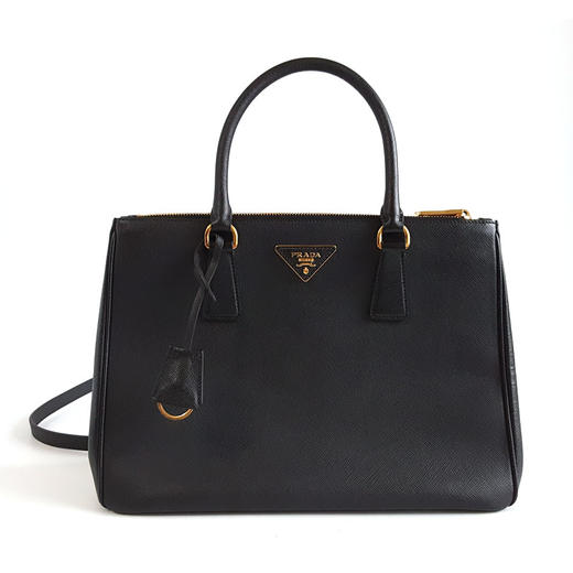 【98新】PRADA普拉达大号黑色杀手包单肩手提包女士130426AK21 商品图0