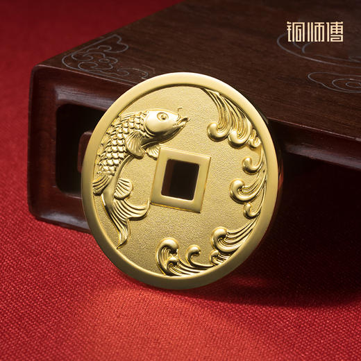铜师傅《逢考必过》吉语花钱 紫铜吊坠佩戴铜钱挂件 中考高考礼物 商品图3