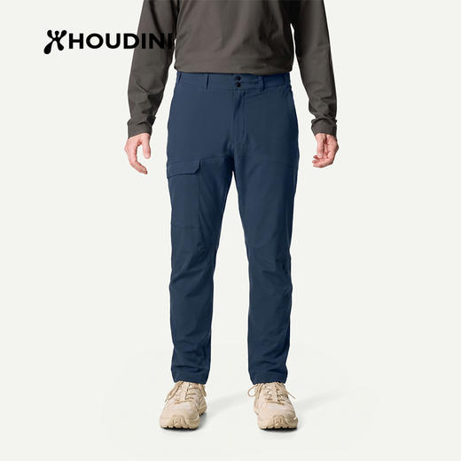 HOUDINI胡丁尼 Go Pants 走起 第二代男户外轻薄抗撕裂徒步登山软壳长裤 860086 商品图0