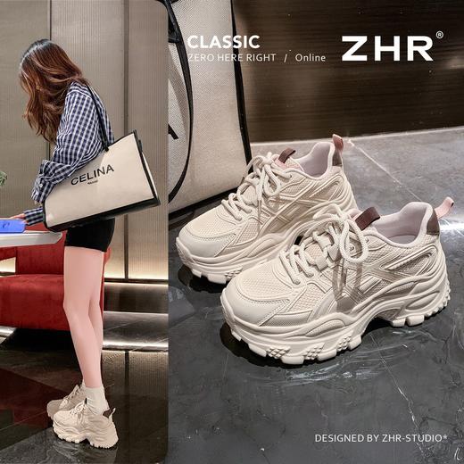 ZHR【6cm】厚底超轻老爹鞋女鞋2026春季新款内增高显瘦百搭休闲鞋 商品图1