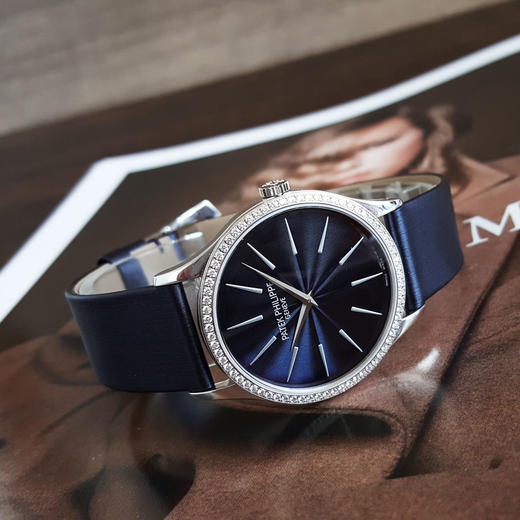 【95新】PATEK PHILIPPE百达翡丽4897G-001手动机械33MM（女款）古典表系列  18k白金（表圈原厂钻石）290326TJ02 商品图4