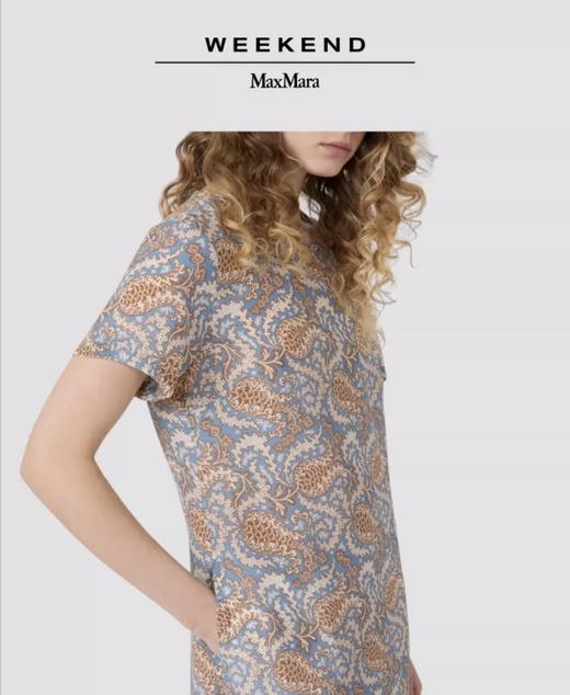 Weekend MaxMara 2026春夏新款女装印花真丝连衣裙5221046206吊牌价6600元 商品图2