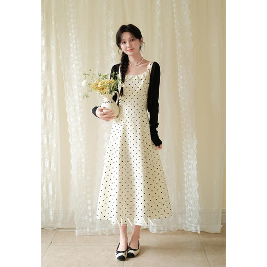 鹿向南【0428/20:00新品前1小时7折限量100件】波点连衣裙 商品图4