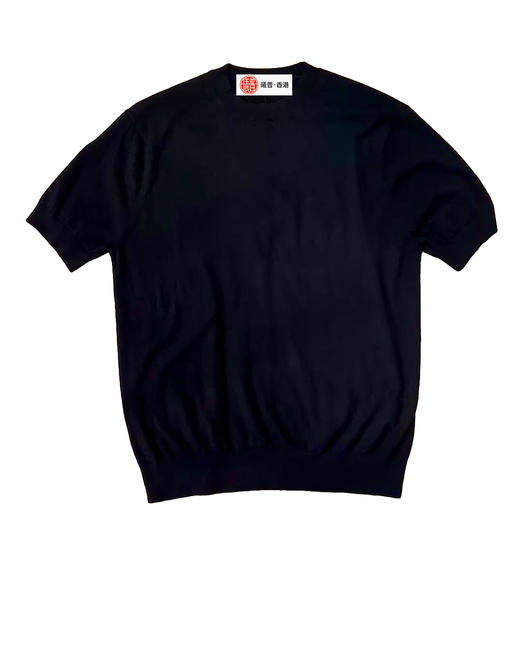 男款羊绒短袖针织衫he013 商品图0