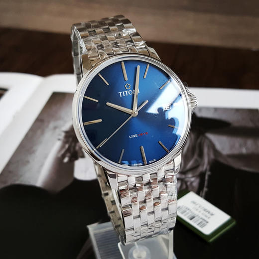 【全新】TITONI 梅花83919 S-612自动机械机芯日期显示40MM（男款）Line 1919系列精钢180426NJ09 商品图3