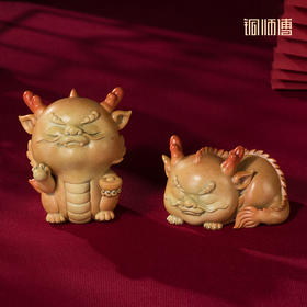 铜师傅 铜摆件《吉祥如意龙》龙年生肖 桌面客厅玄关装饰品礼品