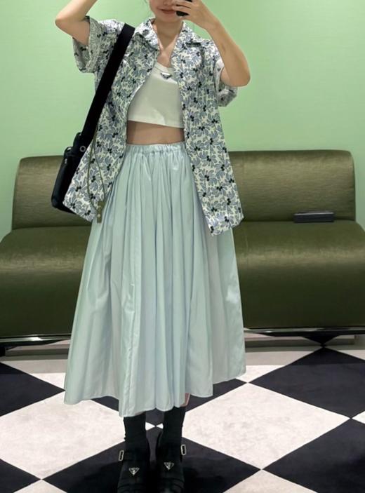 女款三角标尼龙伞裙la020 商品图3