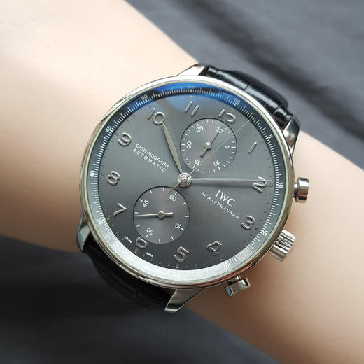 【95新】IWC万国IW371431自动机械计时41MM（男款）葡萄牙系列 18k白金200426NJS24 商品图7