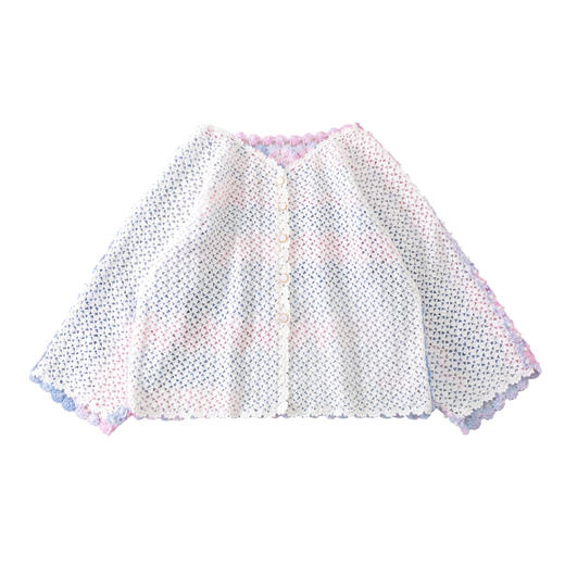 苏苏姐家双卉正反两穿开衫diy钩针手工编织衣服材料包蕾丝毛线团 商品图4