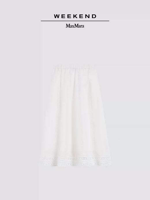 Weekend MaxMara 2026春夏新款女装亚麻宽松半身裙吊牌价4600元 商品图3
