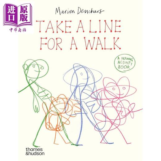 【中商原版】带着线条去散步 Take a Line for a Walk 英文原版 儿童绘本图画书 包含超100个绘画提示 让创作无压力 进口童书  商品图0