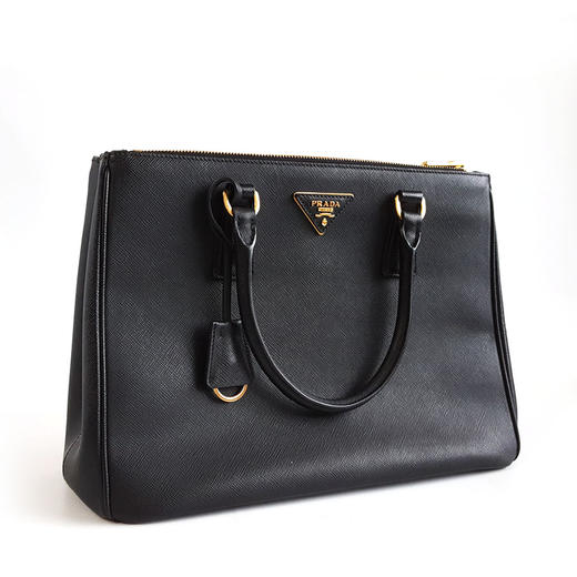 【98新】PRADA普拉达大号黑色杀手包单肩手提包女士130426AK21 商品图2