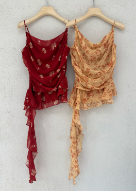 【门店同款】ENJOY夏季落日繁花吊带上衣 171546737