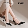 ZHR则则性感铆钉细跟尖头高跟鞋女2026新款裸色气质百搭轻便单鞋 商品缩略图8