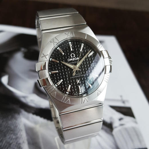 【95新】OMEGA欧米茄123.10.35.20.01.002自动机械日期显示35MM（男款）星座系列精钢200426NJS23 商品图2