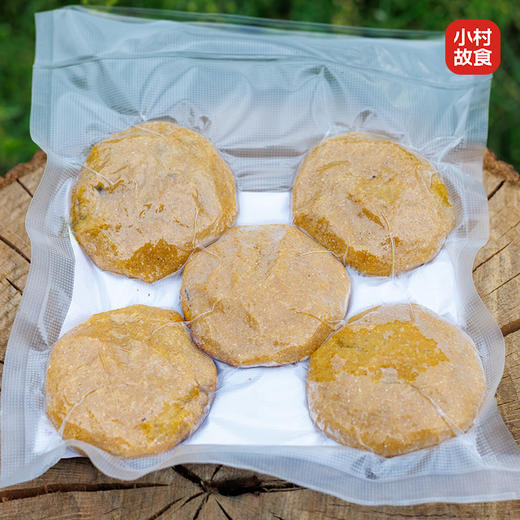 小村故食手工柴火玉米面粑粑 500g±10g/袋（1袋5个）东方玉米松饼 商品图6