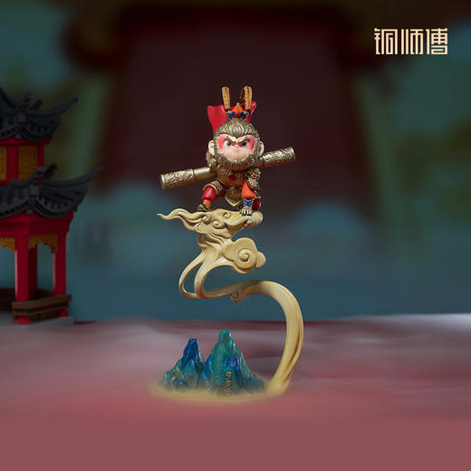 铜师傅《悟空之自在英雄》桌面齐天大圣铜摆件 家居装饰工艺品 商品图5