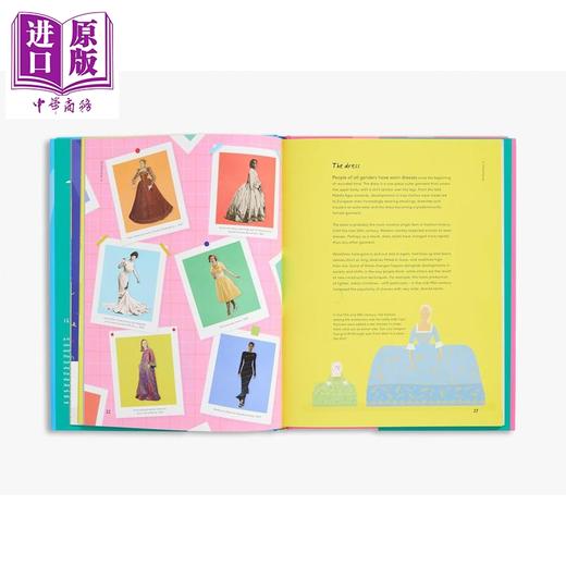 【中商原版】给孩子的时尚史 A History of Fashion for Children 英文原版 儿童科普历史读物 百科知识绘本书 进口童书 精装 商品图4
