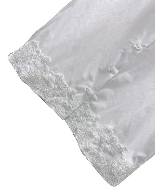 女款蕾丝边短袖衬衫ba017 商品图2